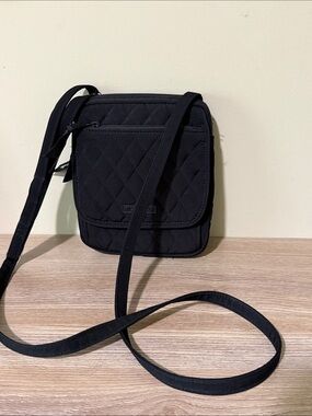 Vera Bradley Little Hipster Quilted Crossbody Bag - Black